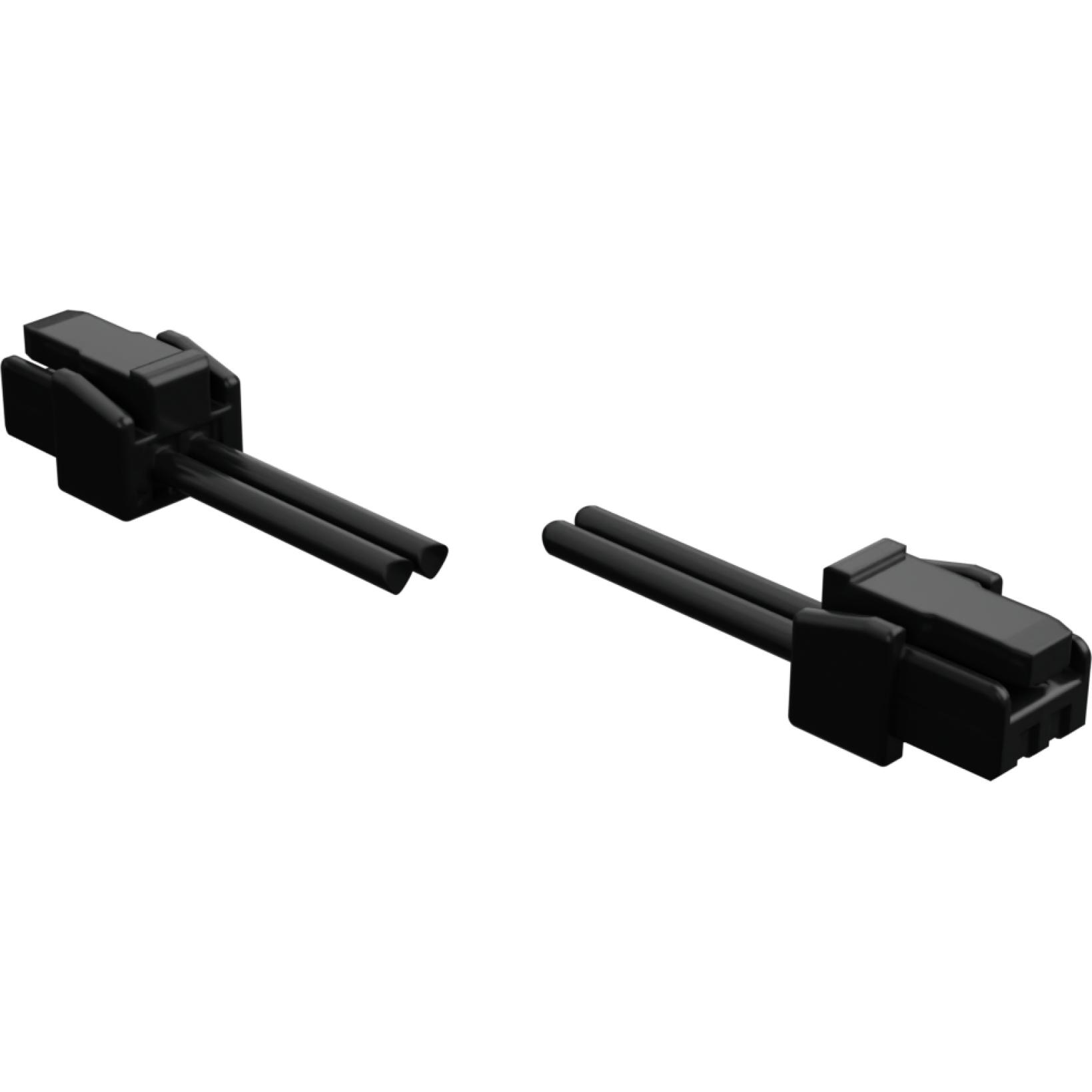 Molex-451110205 其他电缆组件 Cable Assembly UL 1061 0.45m 26AWG Wire to Board to Wire to Board 2 to 2 POS F-F Crimp Micro-Lock Plus Bag