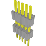 Conn Board Stacker HDR 5 POS 1.27mm Solder ST Thru-Hole Layer
