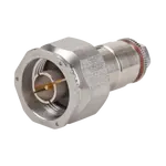 Conn Type N 0Hz to 18GHz 50Ohm Clamp ST Cable Mount M Gold Over Nickel Single