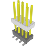Conn Board Stacker HDR 8 POS 2.54mm Solder ST Top Entry SMD Layer