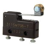 Honeywell-311SM706-T Switch Snap Action Switch Snap Action N.O./N.C. SPDT Roller Lever 4A 250VAC 0.16N Screw Mount PC Turret