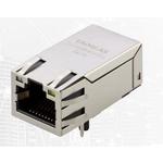 taoglas-TMJK4039-8KAONL Steckverbinder, Telefon und Telekommunikation RJ45 connector with integrated magnetics 1G Base-T Single Port Tab-UP with right angle THT mount and LED