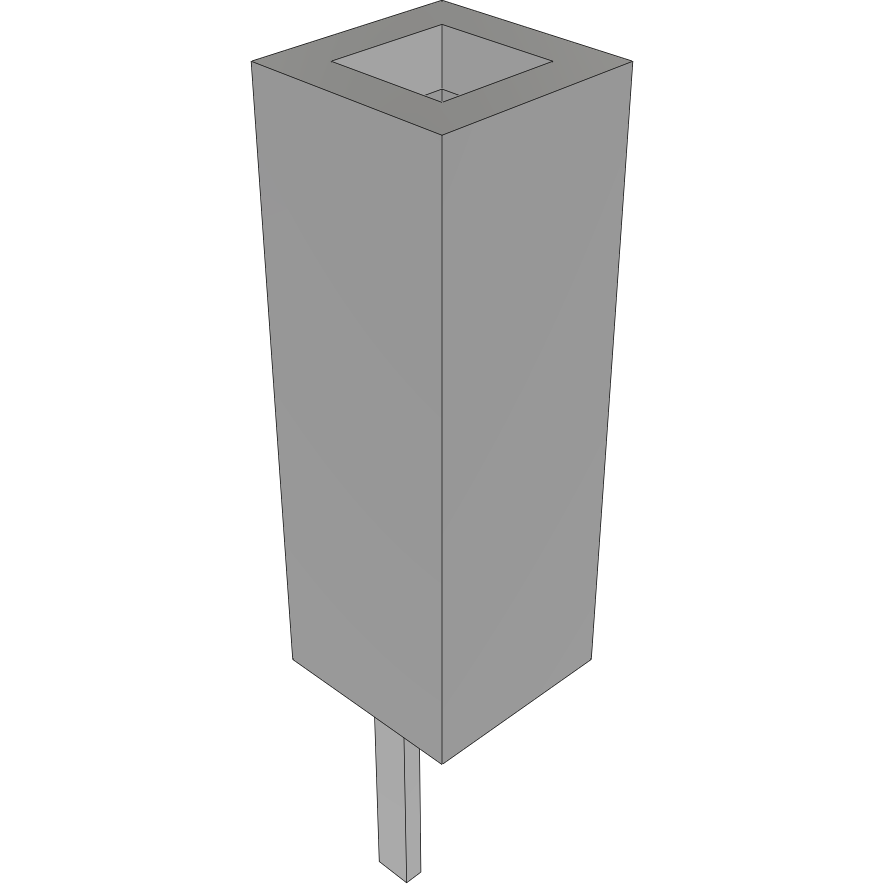 Samtec-BCS-101-L-S-DE Steckverbinderleisten und Leiterplattenbuchsen Conn Socket Strip SKT 1 POS Solder ST Top Entry Thru-Hole TIGER CLAW™ Layer