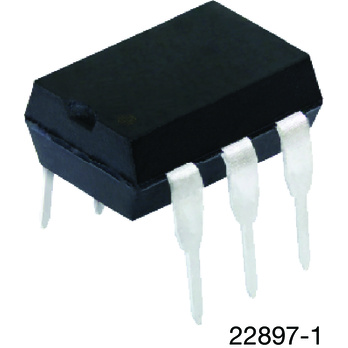 Vishay-K3010P 三端双向可控硅及SCR输出光电耦合器 Triac AC-OUT 1-CH 250V 6-Pin DIL