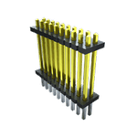 Conn Board Stacker HDR 16 POS 1.27mm Solder ST Top Entry Thru-Hole FLEX STACK™ Bulk