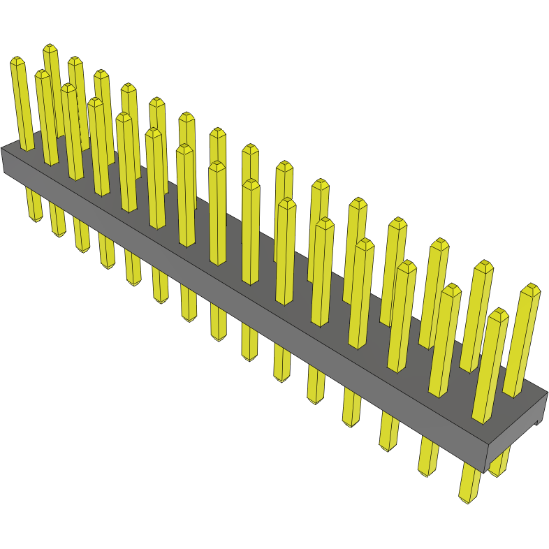 Samtec-MTMM-115-05-G-D-200 Steckverbinderleisten und Leiterplattenbuchsen Conn Unshrouded Header HDR 30 POS 2mm Solder ST Top Entry Thru-Hole Bulk