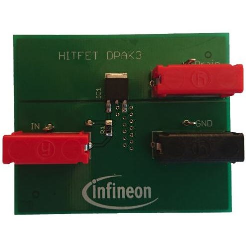 Infineon Technologies AG-BTS3050TFDEMOBOARDTOBO1 Placas y kits de desarrollo de administración de potencia Current Limit Switch Board