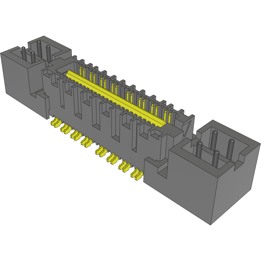 Samtec-QMS-016-06.75-L-D-DP-PC4 Steckverbinderleisten und Leiterplattenbuchsen Conn Micro High Speed Terminal Strip HDR 32 POS 0.635mm Solder ST Top Entry SMD/Thru-Hole Q2™ Tray