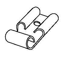 Molex-19008-0020 连接器端子 Quick Disconnect Terminal 14-16AWG Brass F 14.3mm Tin Loose