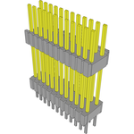 Conn Board Stacker HDR 24 POS 1.27mm Solder ST Thru-Hole Tube