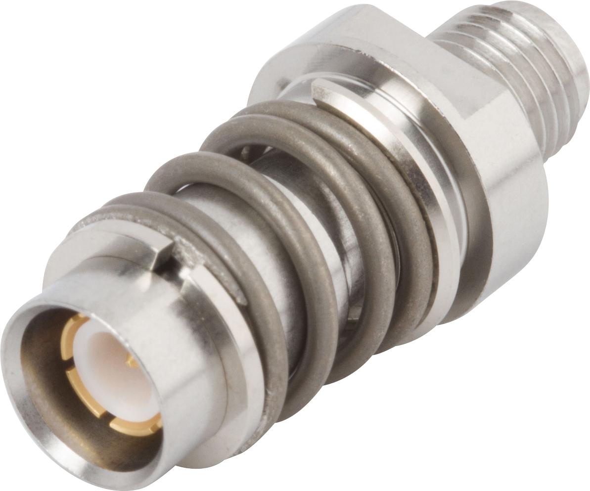 Amphenol SV Microwave-SF1122-6101 Connector RF Conn SMA-BZ Adapter 0Hz to 12GHz 50Ohm ST Panel Mount F/M Gold Over Nickel Tray