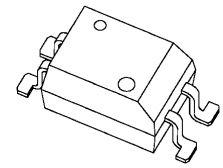 Toshiba-TLP627M(TP5,E Transistor e fotoaccoppiatori in uscita fotovoltaici Optocoupler DC-IN 1-CH Darlington DC-OUT 4-Pin PDIP SMD T/R