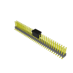 Conn Unshrouded Header HDR 64 POS 2.54mm Solder ST Top Entry SMD Tube