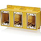 Molex-1301280152 Kabelzubehör Yellow Polyvinyl Chloride Gang Box