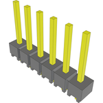 Conn Unshrouded Header HDR 6 POS 2.54mm Solder ST Top Entry Thru-Hole Bulk