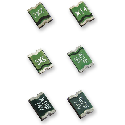 Littelfuse-MINIASMDC075F-2 PTC, rückstellbare Sicherung PTC Resettable Fuse 0.75A(hold) 1.5A(trip) 13.2VDC 100A 1W 0.2s 0.11Ohm SMD Solder Pad 1812 T/R Automotive AEC-Q200