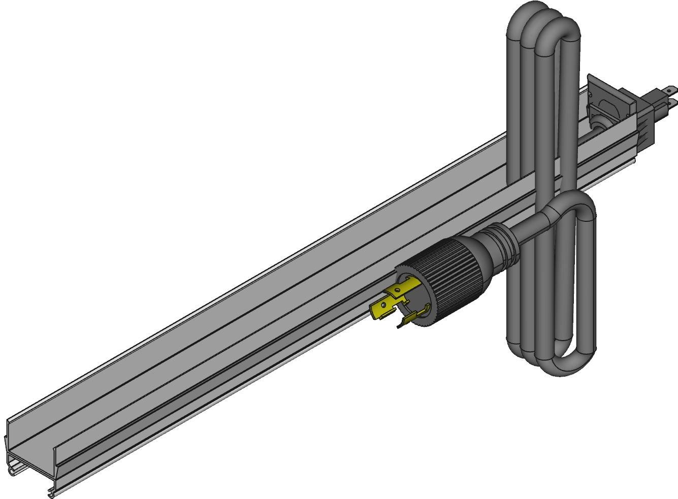Hammond Manufacturing-1589H18D1 配电装置 PDU Basic/Switched 125V 20A Vertical Rack Mount