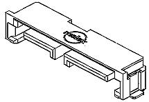 Molex-0473001040 SCSI 连接器 Conn SATA PL 13 POS 1mm Solder RA SMD 13 Terminal 1 Port T/R