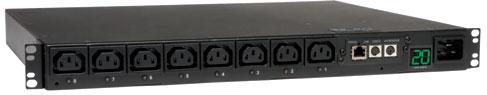 Eaton-PDUMH20HVNET Unité de distribution d&rsquo;alimentation PDU Switched 208V/220V/230V/240V 16A Horizontal Rack Mount