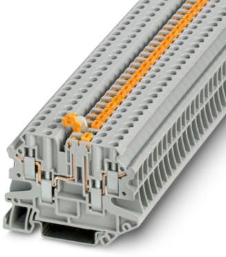 PHOENIX CONTACT-UT 4-QUATTRO-MT Blocchi terminali connettore Conn Feed-Through Modular Terminal Block F 4 POS Screw T DIN Rail 20A