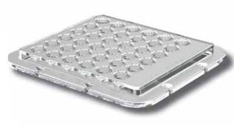 Khatod Optoelectronic-PL1758EW Optische Linsen Rectangular Optical Lens Clear PMMA