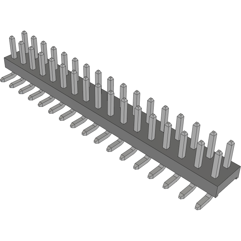 Samtec-TMM-117-01-T-D-SM Steckverbinderleisten und Leiterplattenbuchsen Conn Unshrouded Header HDR 34 POS 2mm Solder ST Top Entry SMD Tube