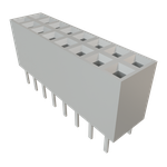 Conn Unshrouded Header HDR 16 POS 2.54mm Solder ST Top Entry Thru-Hole Bulk