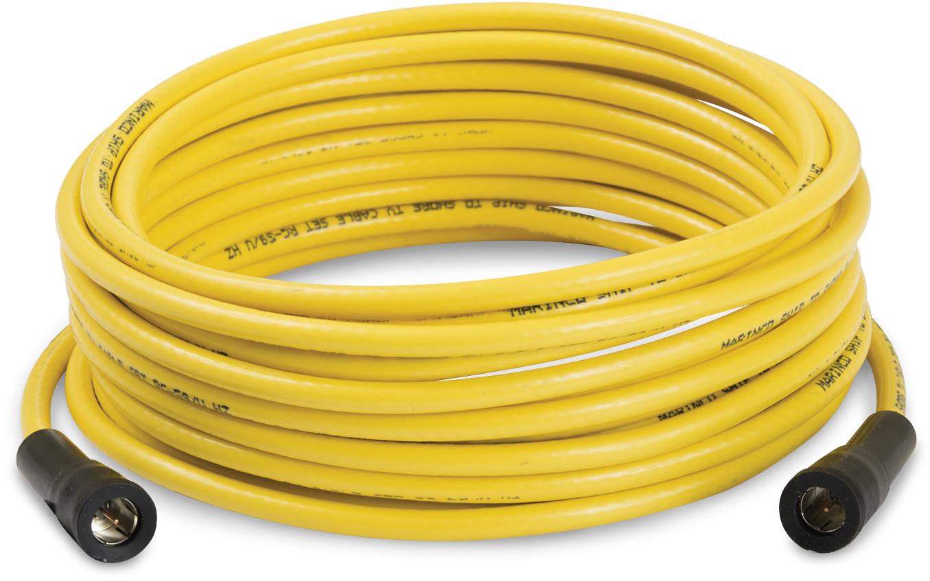 Marinco-TV99-25 Andere Kabelbaugruppen Cordset TV 25 Yellow