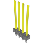 Conn Unshrouded Header HDR 4 POS 2.54mm Solder ST Top Entry Thru-Hole Bulk
