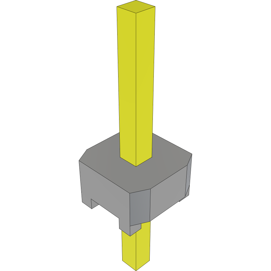 Samtec-MTLW-101-05-S-S-170 Connector Headers and PCB Receptacles Conn Unshrouded Header HDR 1 POS Solder ST Top Entry Thru-Hole Bulk