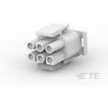 TE Connectivity-1-480704-0 Custodia filo connettore dedicato Conn Housing PL 6 POS 6.35mm Crimp ST Cable Mount Natural Package