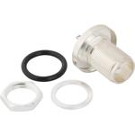 Conn HN 0Hz to 4GHz 50Ohm Solder ST Panel Mount RCP Silver