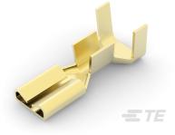 TE Connectivity-60742-1 Connector Terminals Quick Disconnect Terminal 14-18AWG Brass F 16.26mm T/R