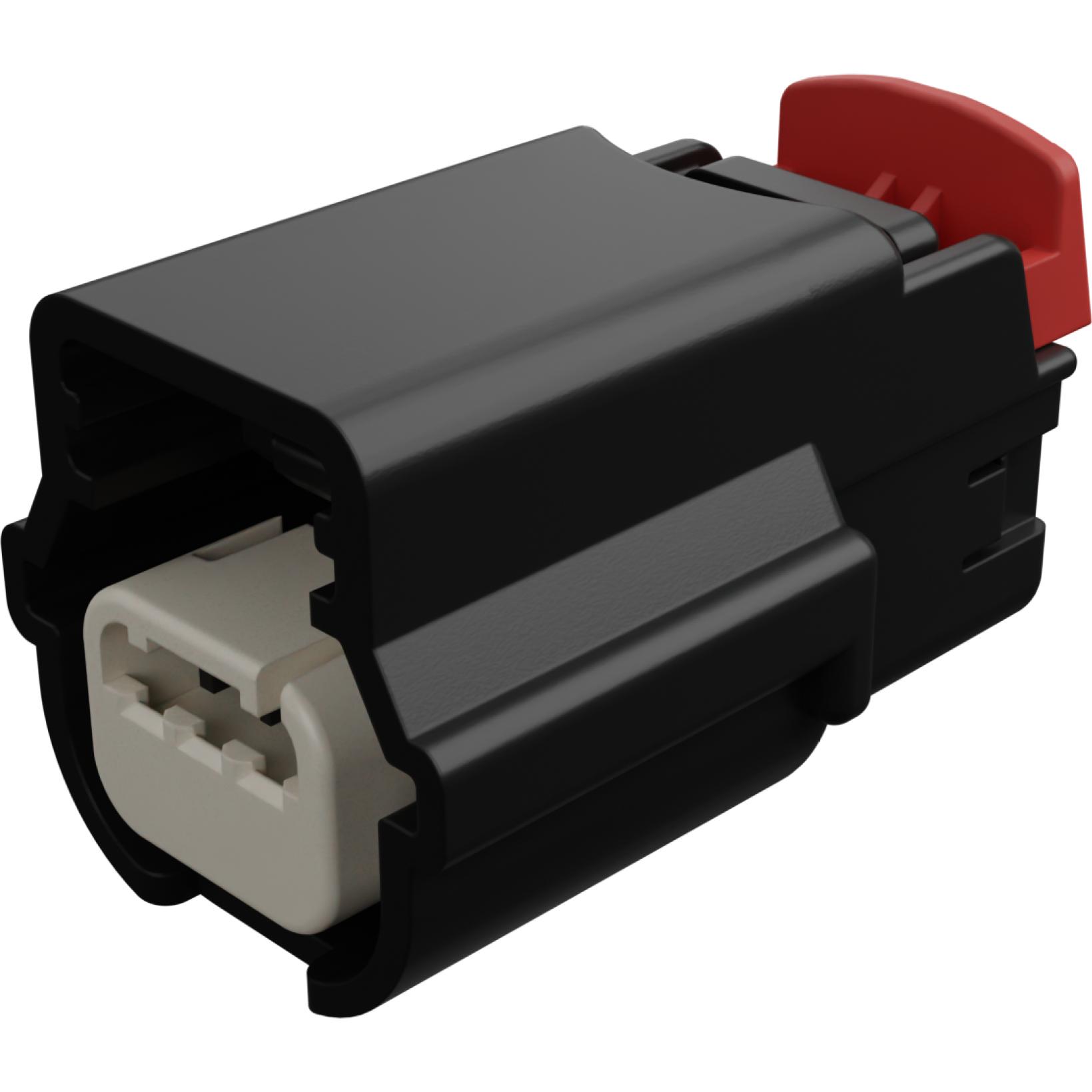 Molex-0314043110 Einzeladersteckverbinder, Gehäuse Conn Housing F 3 POS 2.54mm Crimp ST Cable Mount Black MX64™ Bag