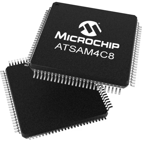 Microchip Technology-ATSAM4C8CB-AU Microcontrollers - MCUs MCU 32-bit ARM Cortex M4 RISC 512KB Flash 1.2V/1.8V/2.5V/3.3V 100-Pin LQFP Tray