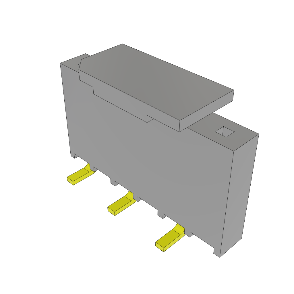 Samtec-SSW-106-22-G-S-VS-P-TR Cabezales del conector y receptáculos PCB Conn Socket Strip SKT 6 POS 2.54mm Solder ST Top Entry SMD T/R