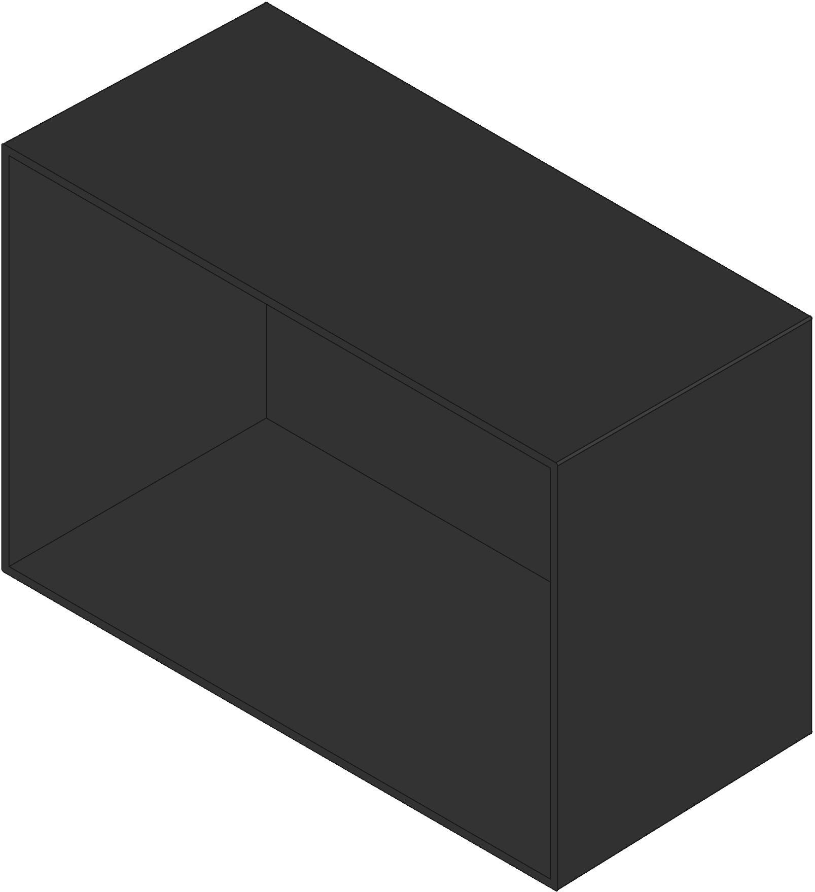 Hammond Manufacturing-1596B105  Black Acrylonitrile Butadiene Styrene Wall Mount Potting Box