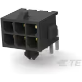 TE Connectivity-3-794619-6 Piastre connettori e prese PCB Conn Wire to Board HDR 6Power POS 3mm Solder RA Side Entry Thru-Hole Tray