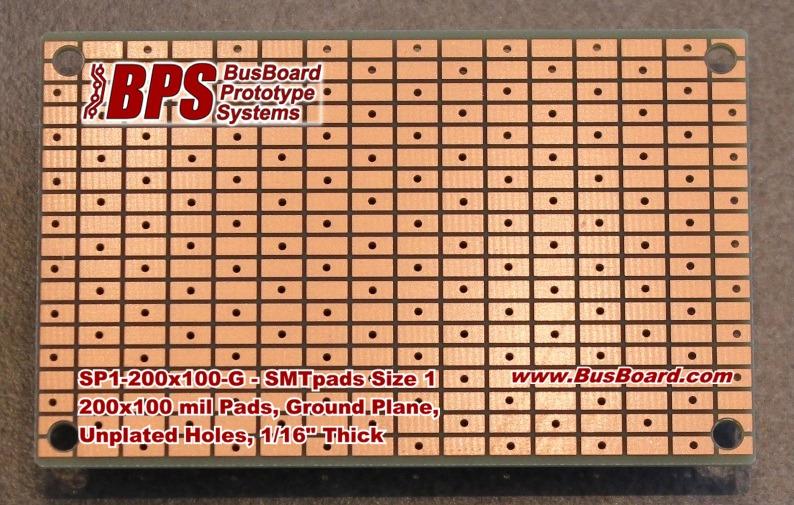 BusBoard Prototype Systems-SP1-200X100-G null FR4 General Purpose PCB Board