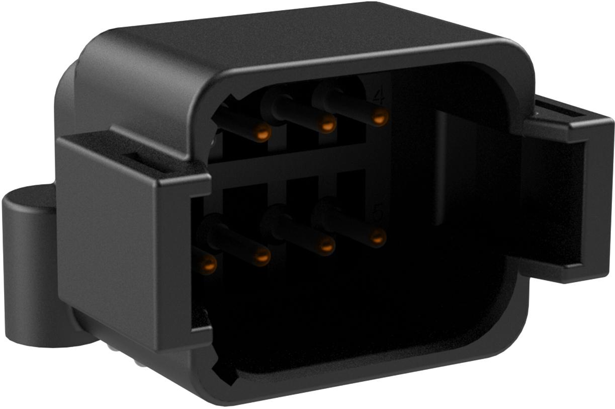 Amphenol-ATF13-08PB-BM11 Cabezales del conector y receptáculos PCB Conn Wire to Board RCP 8 POS 4.42mm/5.45mm Solder RA Thru-Hole Box