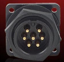 Conxall-14290 圆形连接器 Utilizing a separate o-ring Maxi Con X® connectors are available up to 7- 12 pins/sockets 10- 16 pins/sockets