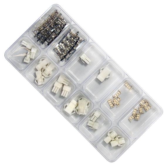 TE Connectivity-2110837-1 Juegos de componentes Panel Mount Plug, Receptacle and Double Lock Plate Connector Kit