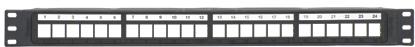 Panduit-NKPP24P Accessoires de raccordement Net Key 24-Port Molded Modular Patch Panel 1 Ru Molded In Numbering