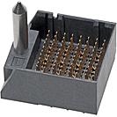 Molex-0768457805 Connector Backplane Conn Backplane HDR 96 POS 1.9mm Press Fit ST Thru-Hole Impact™ Tray