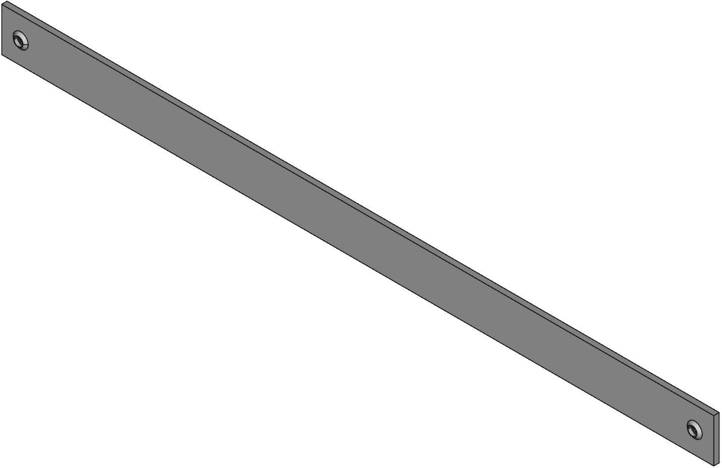 Hammond Manufacturing-18S30 null Terminal Straps And Brackets, Steel, White, 27.5 In Length, 1.5 In Width