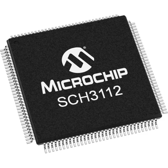 Microchip Technology-SCH3112I-NU Controlador de E/S I/O Controller 128-Pin VTQFP Tray