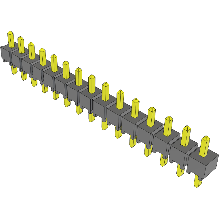 Samtec-TSW-115-06-G-S 连接器插头及 PCB 插座 Conn Unshrouded Header HDR 15 POS 2.54mm Solder ST Top Entry Thru-Hole Bulk