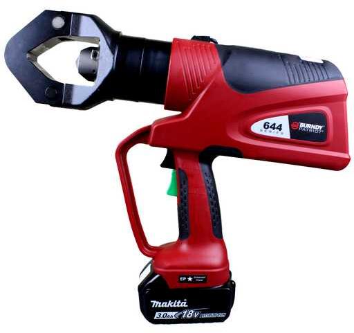 BURNDY-PAT644LI Crimpers PAT644 11T Dieless Latch Head Battery Crimper, 3Ah Li-ion, AC, Hard Case.