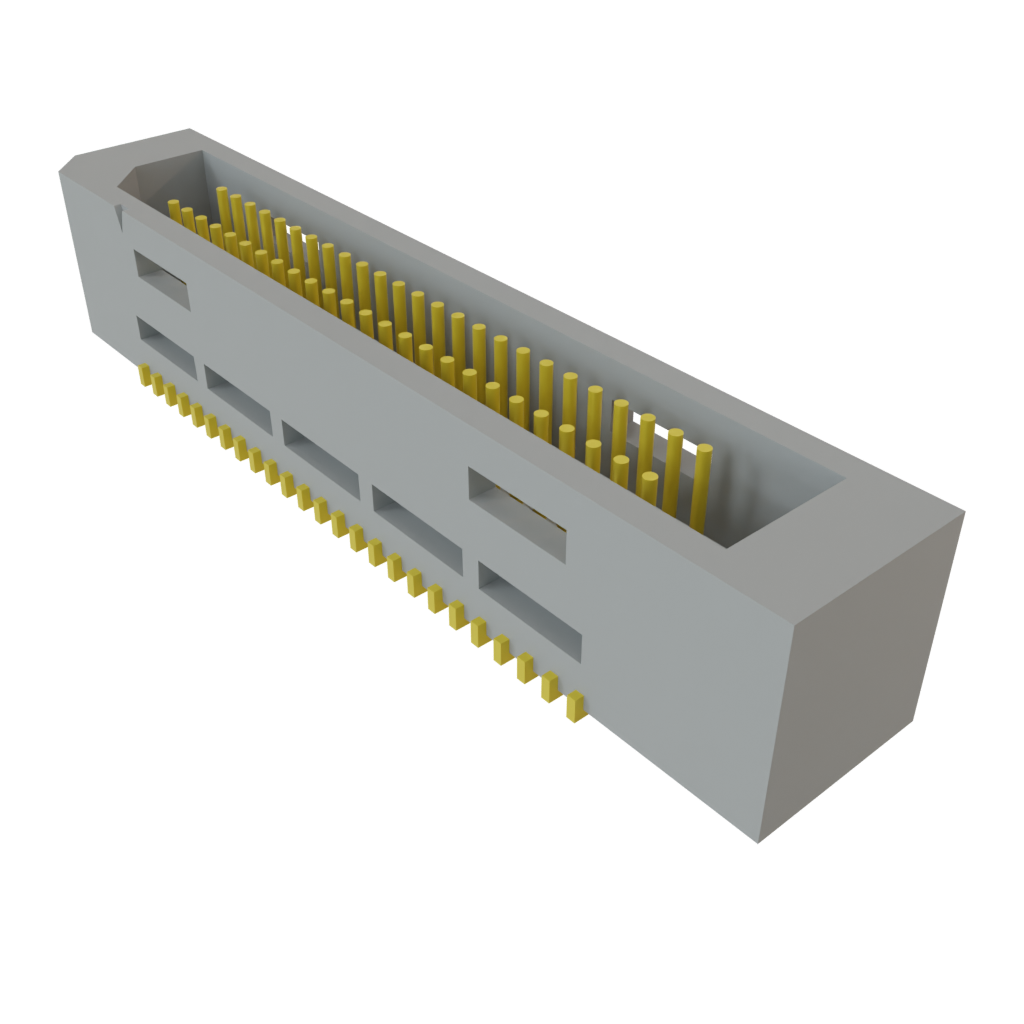 Samtec-TEM-125-02-03.0-H-D-A Steckverbinderleisten und Leiterplattenbuchsen Conn Shrouded Header (4 Sides) HDR 50 POS 0.8mm Solder ST Top Entry SMD Tray