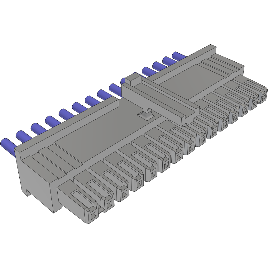 Samtec-MMSST-15-24-L-15.00-S-K Cable Assembly AC Power Cable Assembly 0.381m Power 15 POS SKT Crimp 24AWG